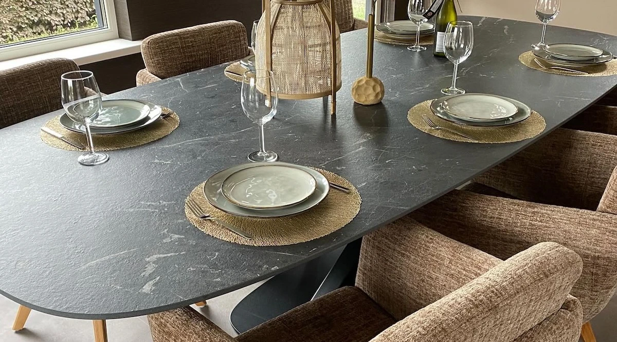 Keramische tafel winter