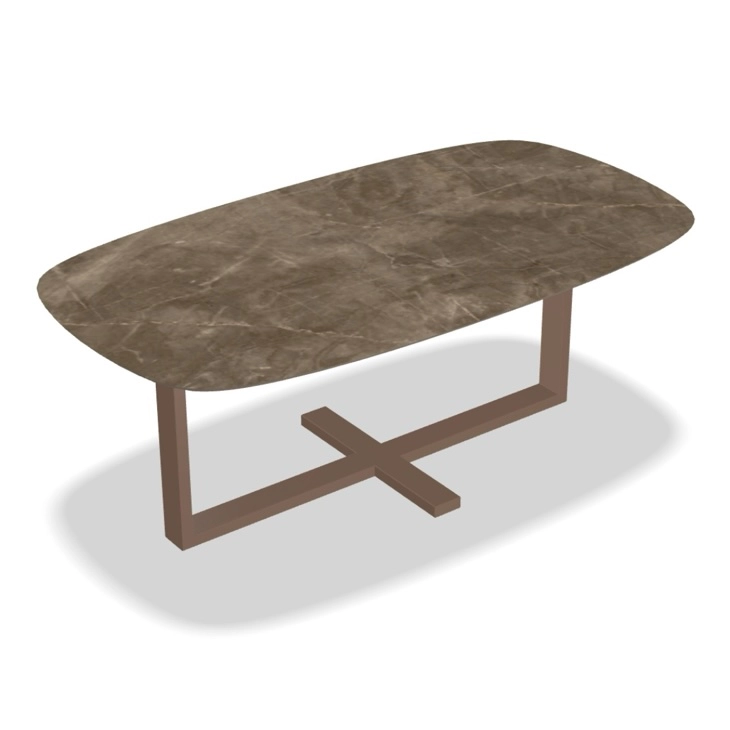 Keramische eettafel Deens Ovaal Sevilla