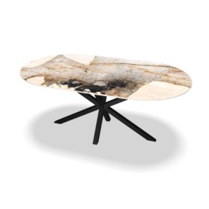 Keramische eettafel halfrond Helsinki