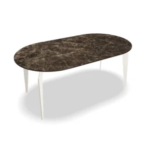 Keramische eettafel halfrond Praag