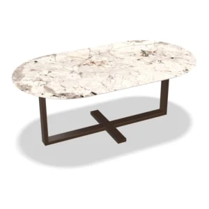 Keramische eettafel halfrond sevilla