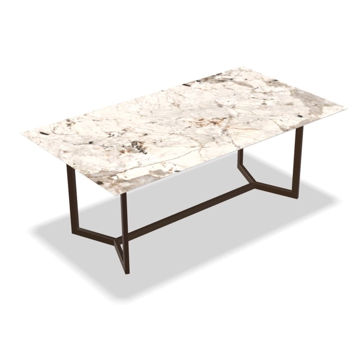 Keramische eettafel rechthoek qatar